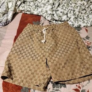 Luxury TAN GG Short Sleeve Set